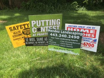 Custom Coroplast Signs