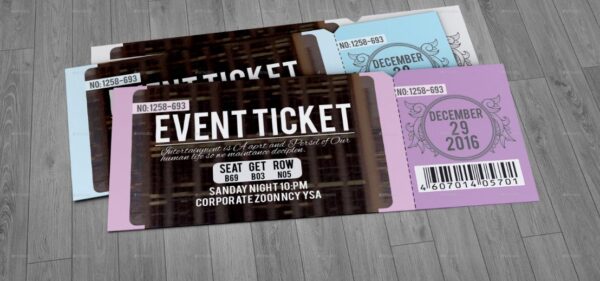 Custom Event Ticket Printing Services