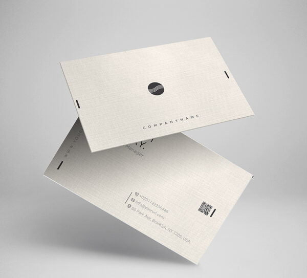 Linen Uncoated Card