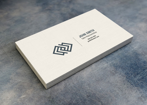 Linen Uncoated Card