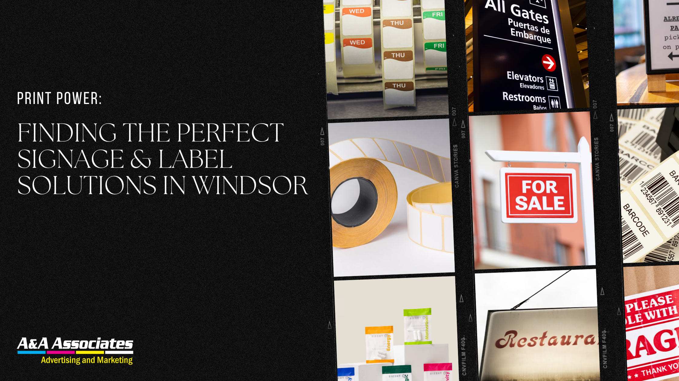 Stand Out with Stunning Prints: Finding the Perfect Signage & Label Solutions in Windsor